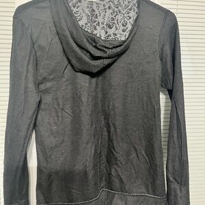 Women's Black Long Sleeve Top